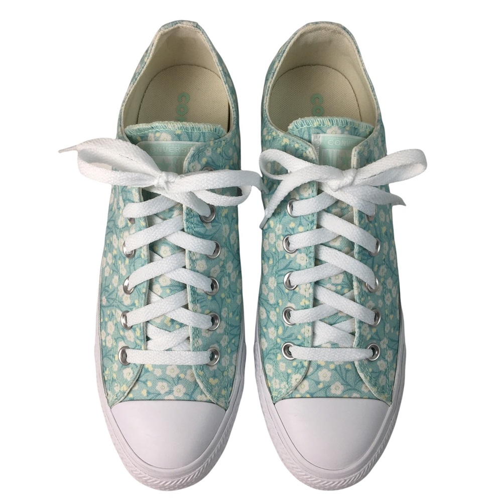 Converse CTAS OX Sneaker Shoes Ocean Mint/White/Egret Size 10.5
